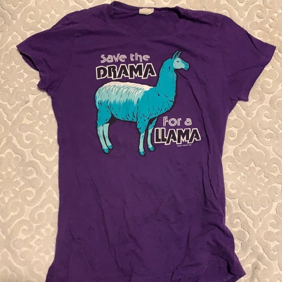 Gildan Tops - SAVE THE DRAMA FOR THE LLAMA SHIRT